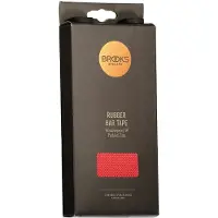 Brooks England Cambium Rubber Handlebar Tape Rouge,Argenté