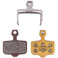 Braking Incas/avid Elixir/sram Level T-tl Metallic Carbon Disc Brake Pads Doré