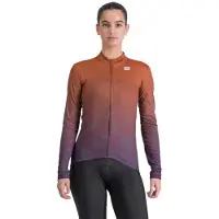 Sportful Rocket Thermal Long Sleeve Jersey Rouge,Orange M Femme