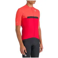Sportful Maillot cycliste à manches courtes Pista Rouge XL Homme Rouge XL