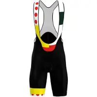 Santini Combo Tour De France Official General Leader Bib Shorts Jaune 2XL Homme