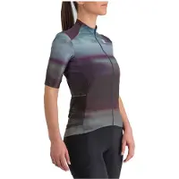 Sportful Flow Supergiara Short Sleeve Jersey Bleu S Femme