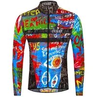 CYCOLOGY 8 Days Long Sleeve Jersey Multicolore M Homme