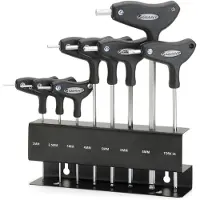 Giant Allen Wrench Set 8 Pieces Argenté