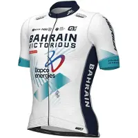 ALÉ Pr-s Bahrain Victorious 2024 Short Sleeve Jersey Blanc S Homme
