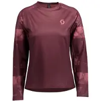 SCOTT Trail Storm Long Sleeve Jersey Rouge XL Femme