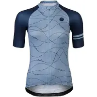 Agu Velo Wave Essential Short Sleeve Jersey Bleu XL Femme