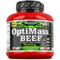 Amix Poudre Pour Boisson Protéinée Optimass Beef Double Chocolat Blanc 2.5kg