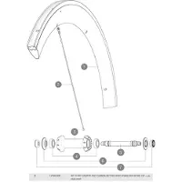 Mavic Rayons Avant Comete Pro Carbon Exalith 12 Unités