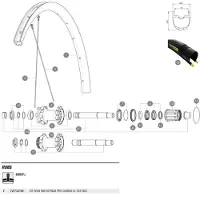 Mavic Jante Arrière Ksyrium Pro Carbon Sl Ust Disc