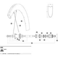 Mavic Jante Comete Pro Carbon Sl Tubular Rear