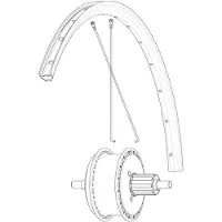 Mavic Jante De Vélo De Route Rear Aksium Elite Evo Ust Disc Ebm
