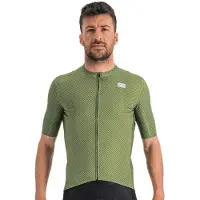 Sportful Checkmate Short Sleeve Jersey Vert 2XL Homme