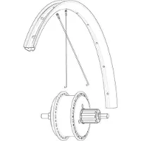Mavic Jante De Vélo De Route Rear Ebm Allroad 650 B