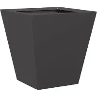 vidaXL Jardinière noir 30x30x30 cm acier