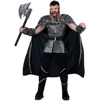 MOM Chief Vikingo Man Costume Noir L Enfants