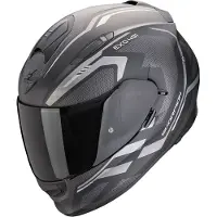 Scorpion EXO-491 Kripta Mat Black-Silver Casque Intégral Taille 2XL