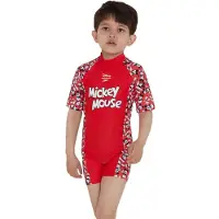 Speedo Shorty Uv Manches Courtes Zip Dorsal Disney Mickey Mouse All-in-one