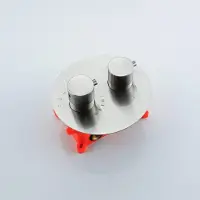 FortiFura Calvi Mitigeur thermostatique encastré - partie encastrée - rond - inox brossé SW1159493/SW1171108