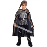 MOM Costume De Femme Viking Avec Tunique Manchettes Et Couvre-bottes