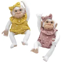 Rosa Toys Monkey 35 Cm Reborn Baby Rose Enfants