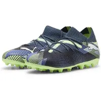 Puma Future 7 Match Mg Jr Junior Football Boots Bleu,Noir EU 28 Enfants