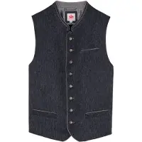 Spieth & Wensky Gilet folklorique 'Bodensee' bleu nuit