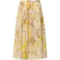Comma Jupe beige / crème / jaune