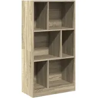 vidaXL Bibliothèque chêne sonoma 57x28,5x107,5 cm bois d'ingénierie