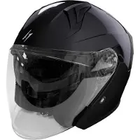 Stormer Run Open Face Helmet Noir 2XL