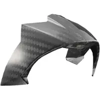 LS2 Ff805 Helmet Rear Spoiler Argenté