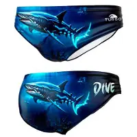 Turbo Shark Dive Swimming Brief Bleu S Homme