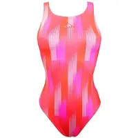 Turbo Geo Zig Swimsuit Rouge,Rose M Femme
