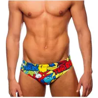 Turbo Pop Swimming Brief Multicolore 4XL Homme