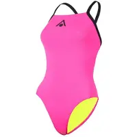 Aqua sphere Essential Tie Back Swimsuit Rose FR 48 Femme