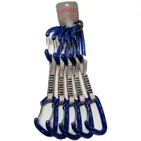 Qi´roc Mousqueton Elektra Recto Clip+curvo Clip+exprés Dyneema 12x120 Mm+mini 5 Unités