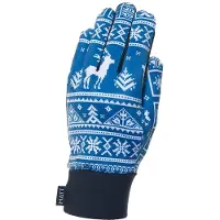 Matt Leisure Inner Touch Screen Gloves Blanc,Bleu XS Homme