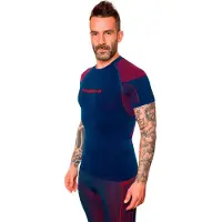 Trangoworld Trilho Short Sleeve T-shirt Bleu S Homme