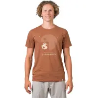 Hannah Fred Short Sleeve T-shirt Marron S Homme