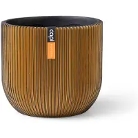 Capi Europe BGVGB133 Groove - Pot rond - 18x16cm - noir doré