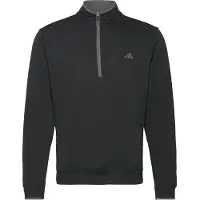 Adidas T-Shirt fonctionnel 'Lightweight Half-Zip' gris / noir