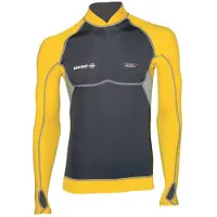 BEUCHAT Atoll 2 Mm Long Sleeve Rash Guard Jaune,Gris XS Homme
