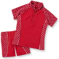 Playshoes Protection UV rouge / blanc