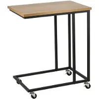 Erro Table d'appoint à roulettes - 50x35x60cm - y compris les pieds pour utilisation sans roulettes