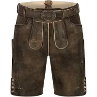 Krüger Collection Pantalon folklorique 'Tarius' marron