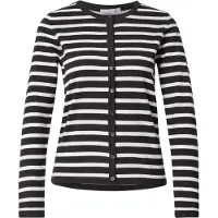 Saint tropez Cardigan 'Mila' noir / blanc