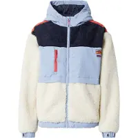 Superdry Veste en polaire crème / marine / bleu clair / rouge