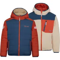 TROLLKIDS Sandvika Turnover Jacket Beige,Bleu 110 cm Enfants