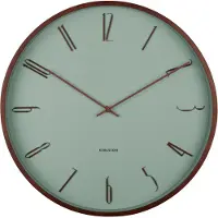 Karlsson - Horloge murale Scandia - Verte - Ø40cm