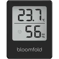 Bloomfold Hygromètre - Humidimètre - Station météo numérique - Thermomètre d'intérieur - Pile incluse